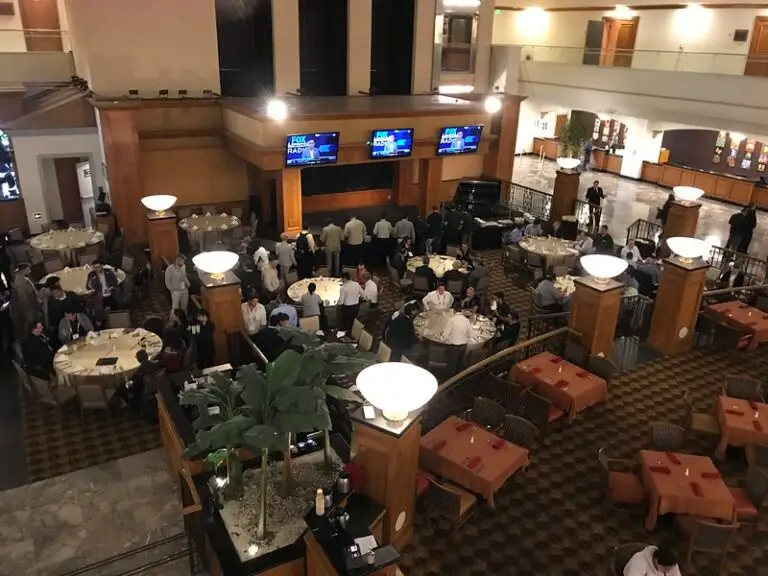 Crowne Plaza reception area